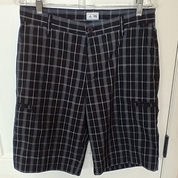 Men's Adidas Golf Shorts size 30, checkered pattern - Picture 1 of 11